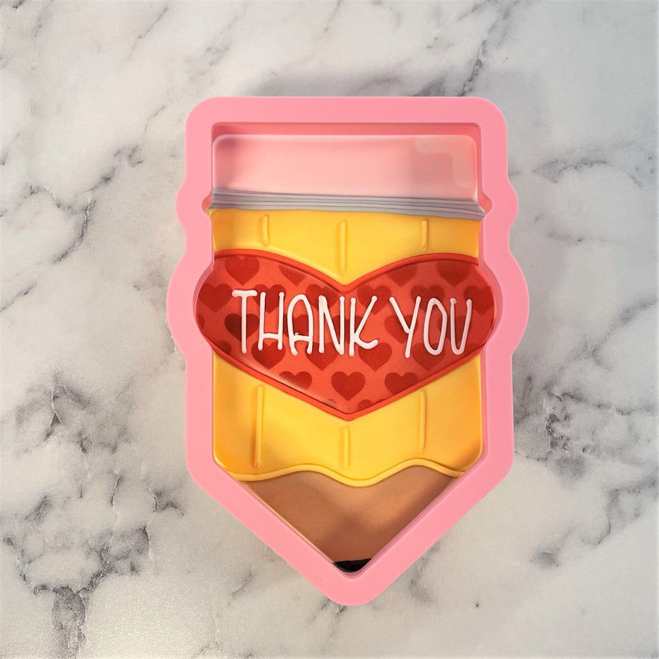 Pencil with Heart Large Cookie Cutter