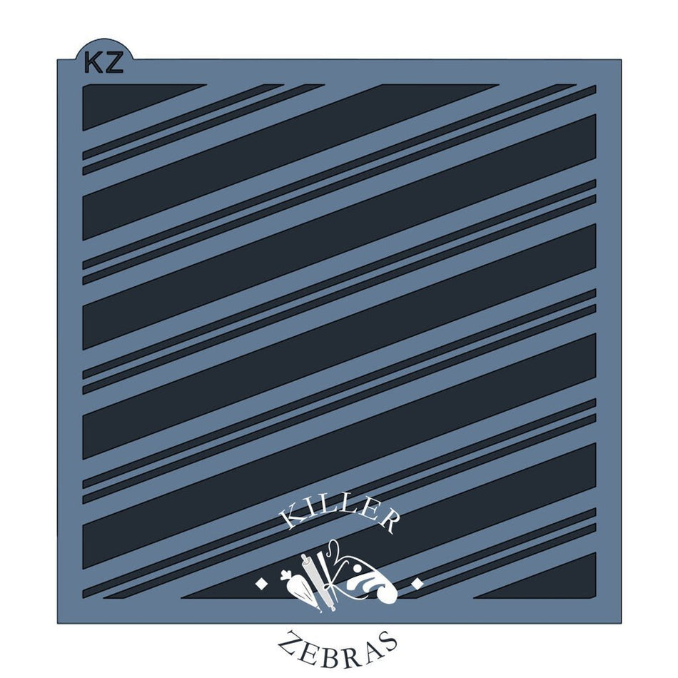 Peppermint Stripes KZ Stencil