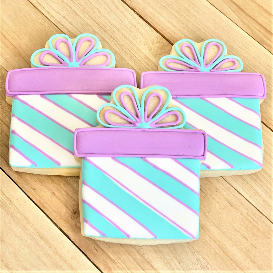 Present with Bow Cookie Cutter by The Flour Box