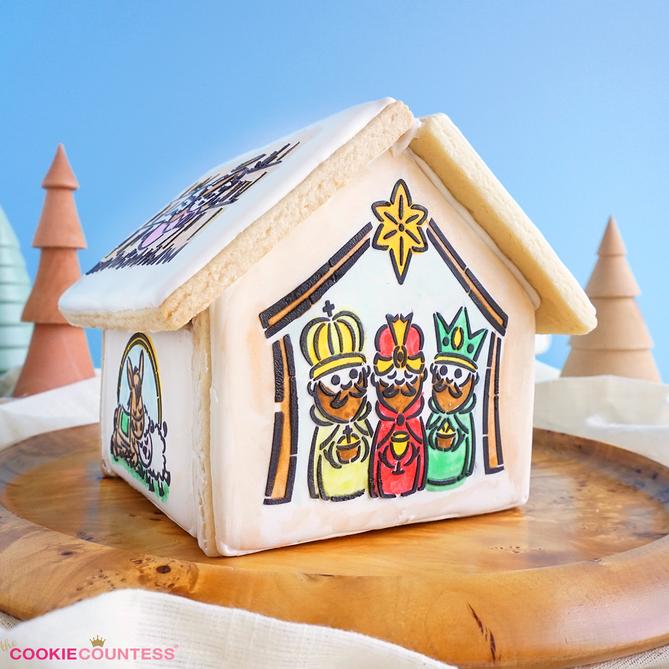 Christmas Manger 4pc PYO Stencil Set