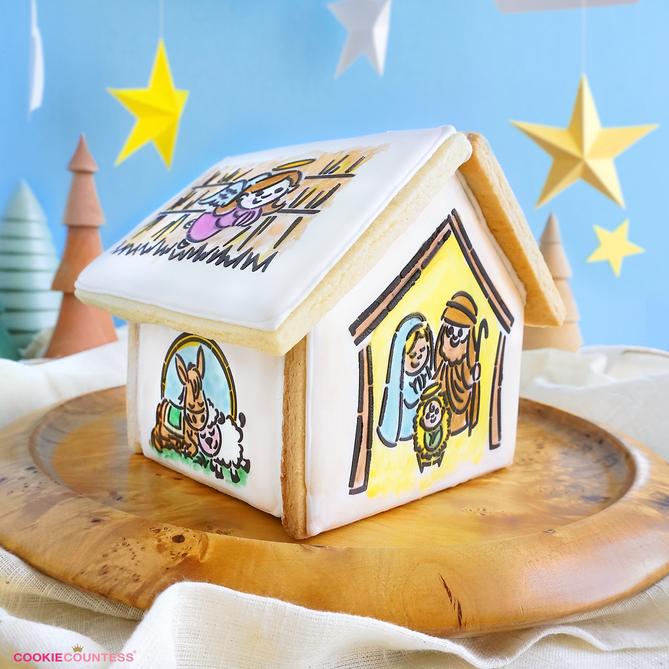 Christmas Manger 4pc PYO Stencil Set