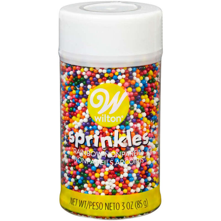 Rainbow Nonpareils Wilton SMALL Sprinkles