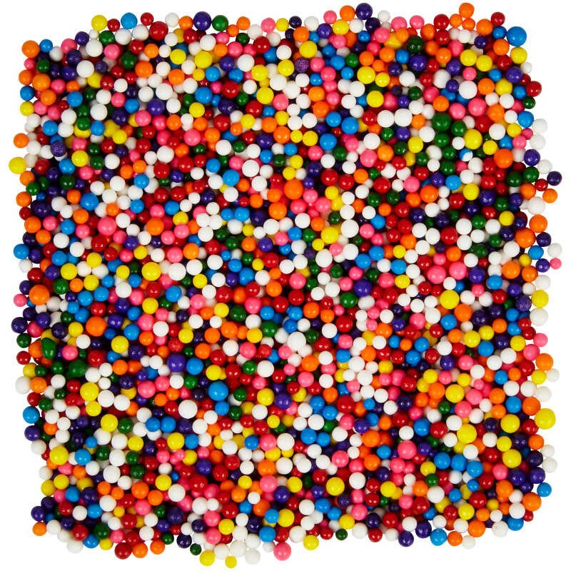 Rainbow Nonpareils Wilton SMALL Sprinkles