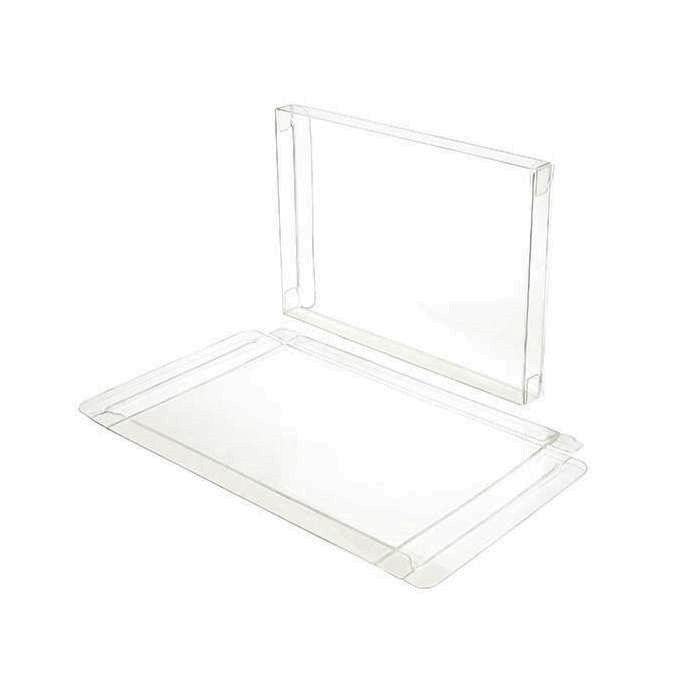 5 x 7 Rectangle Clear Cookie Box - 25 BOXES - 5 3/8" x 5/8" x 7 3/8"