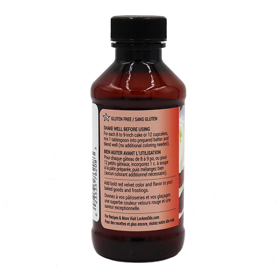 Red Velvet Lorann Baking Emulsion 4 oz.