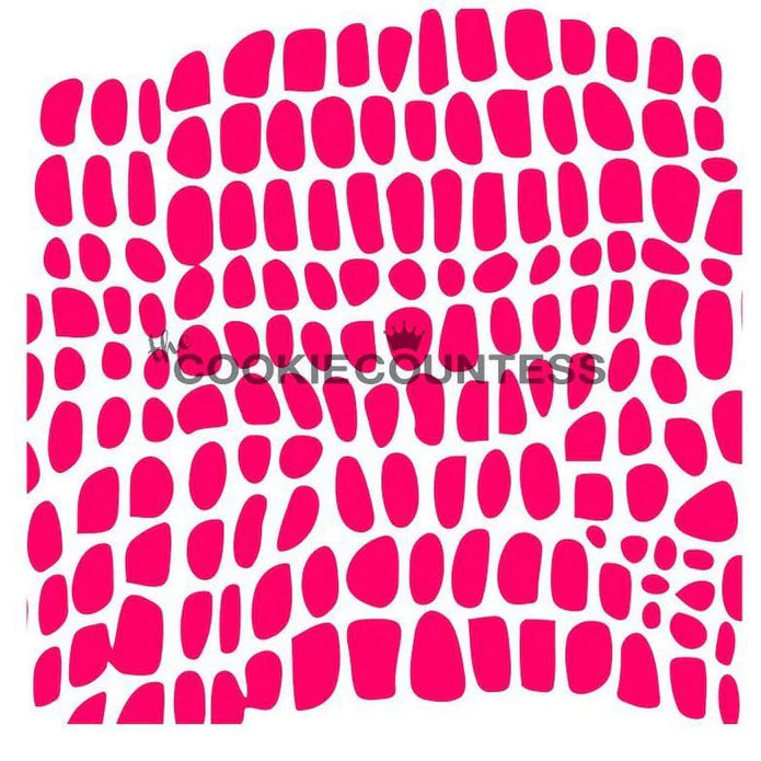 Reptile Print Stencil – The Flour Box