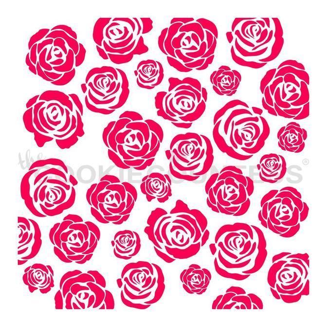 Rose Garden Stencil – The Flour Box