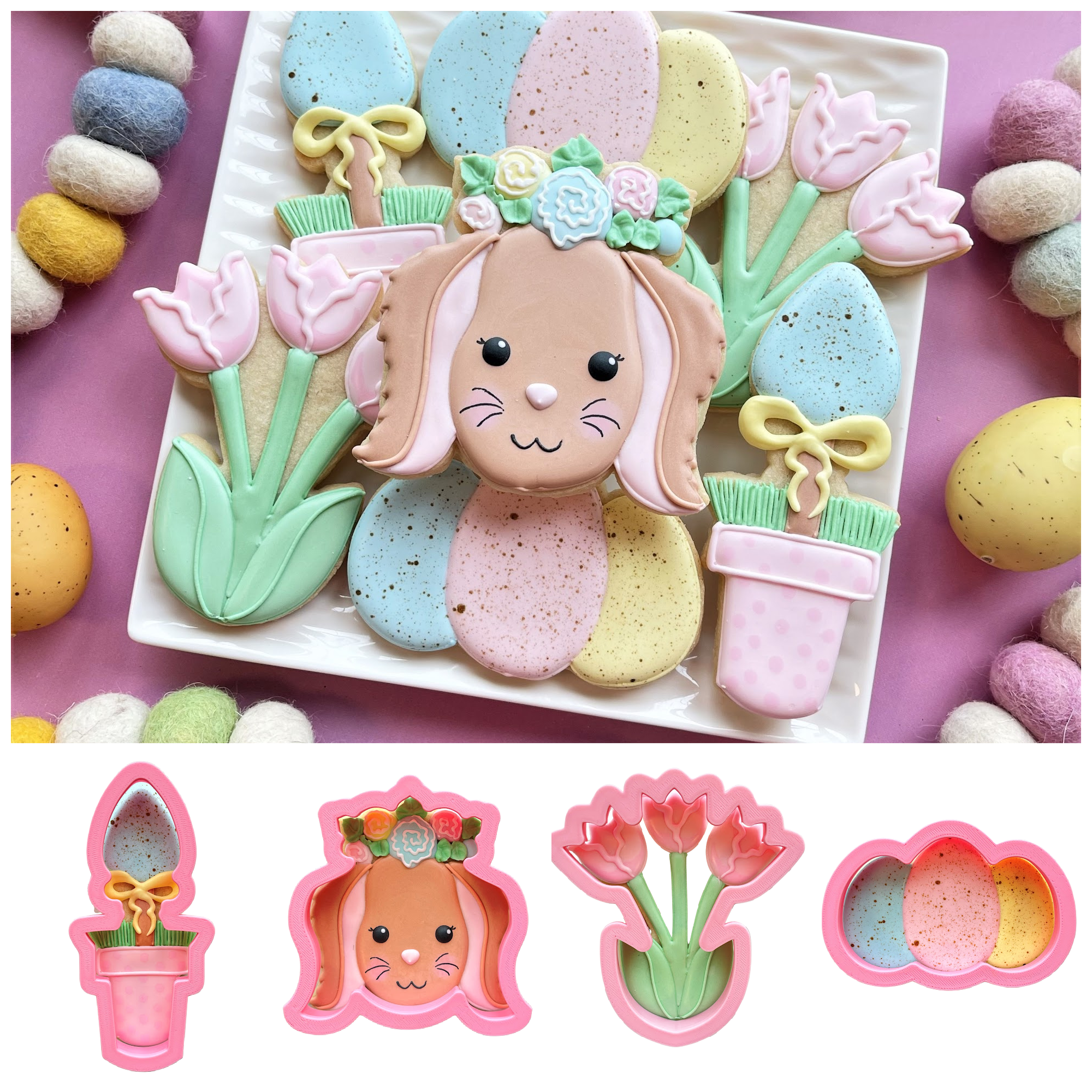 Rustic Easter Cookie Cutter Set (Save 50%)