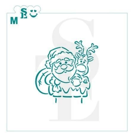 Santa and Reindeer PYO SE Stencil