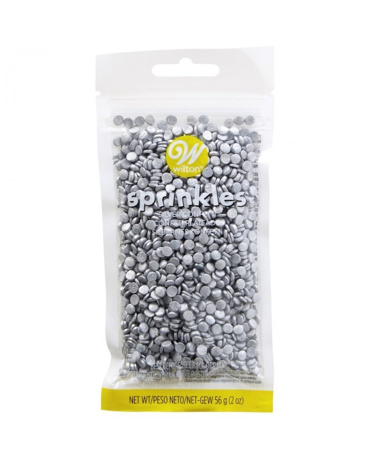 Silver Confetti SMALL Sprinkle Pouch