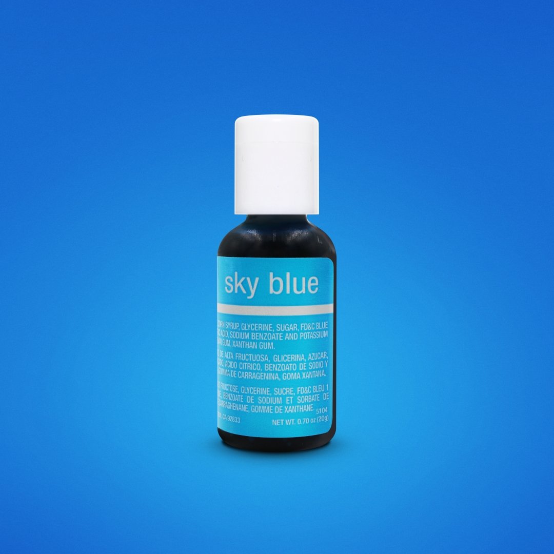 Sky Blue .70oz Chefmaster LIQUA-GEL – The Flour Box