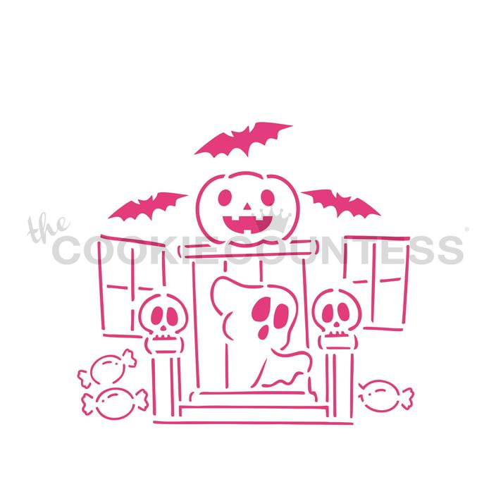 Spooky Shack 4pc PYO Stencil Set