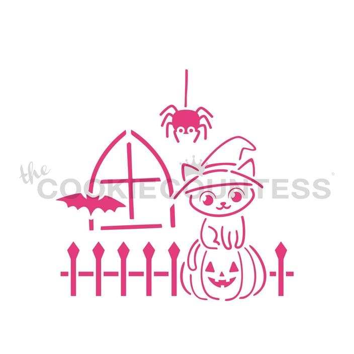 Spooky Shack 4pc PYO Stencil Set
