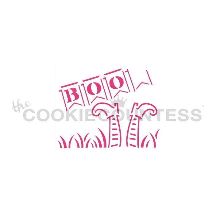 Spooky Shack 4pc PYO Stencil Set