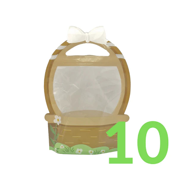 Spring Basket Cookie Bag -10 BAGS