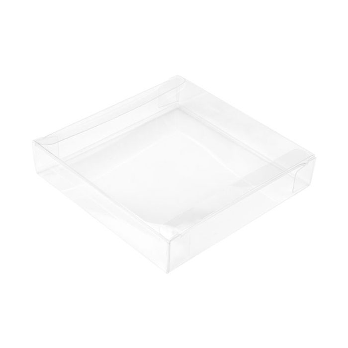 5" Square Clear Cookie Box - 25 BOXES - 5 1/8" x 1" x 5 1/16"