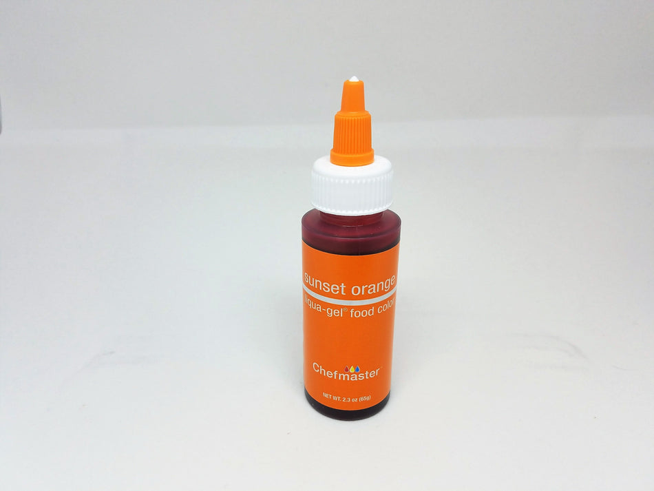 Sunset Orange 2.3oz Chefmaster LIQUA-GEL