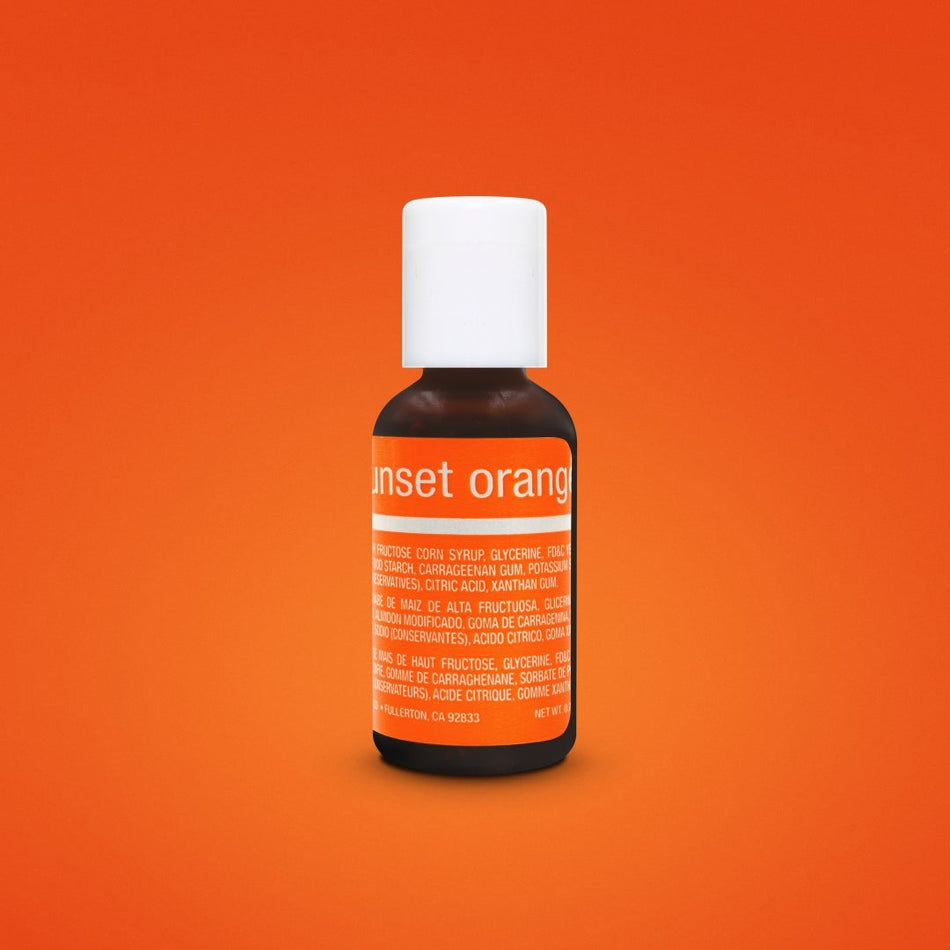 Sunset Orange .70oz Chefmaster LIQUA-GEL