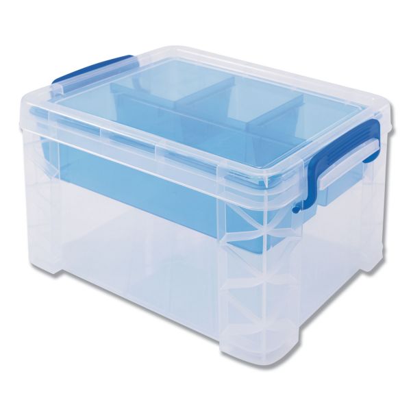 Super Stacker Divided Storage Box with Removable Tray – The Flour Box