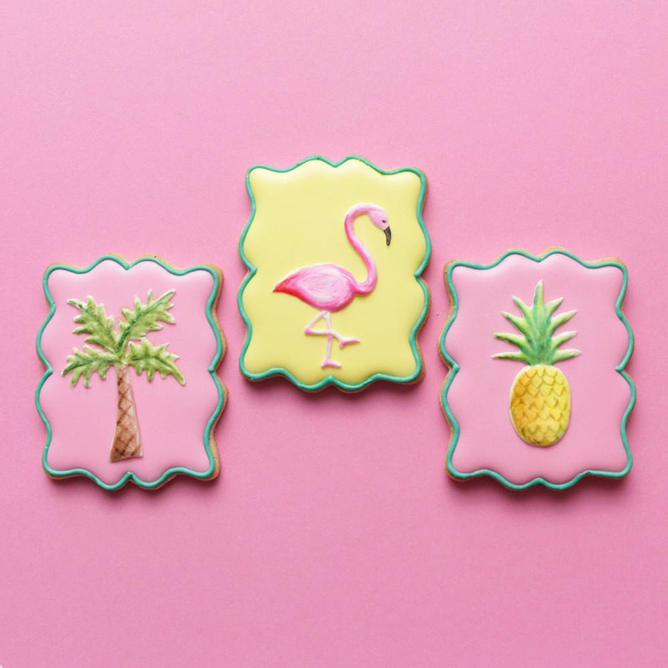 SweetAmbs' Small Fanciful Plaque Cookie Cutter