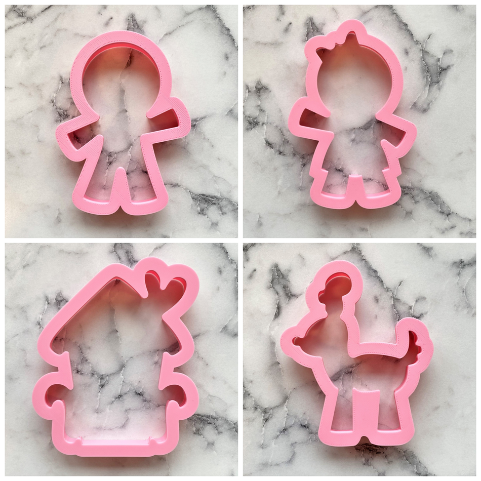 Sweet Gingerbread Cookie Cutter Set