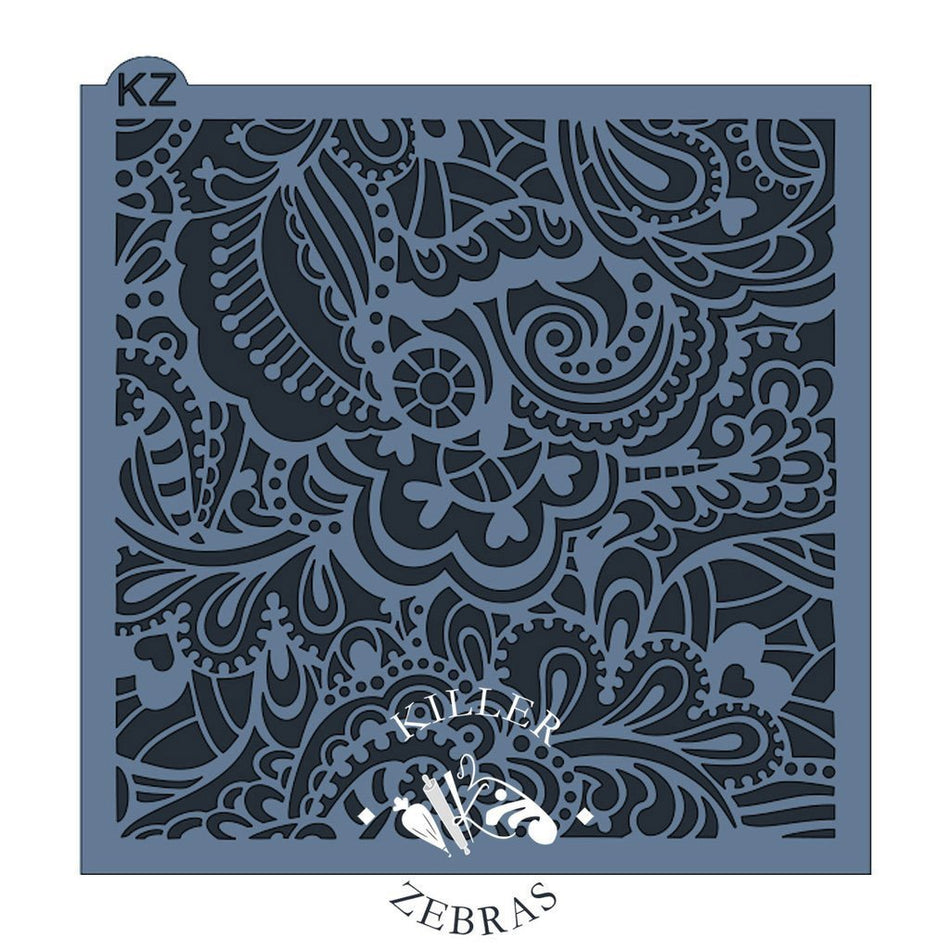 Sweetheart Lace KZ Stencil
