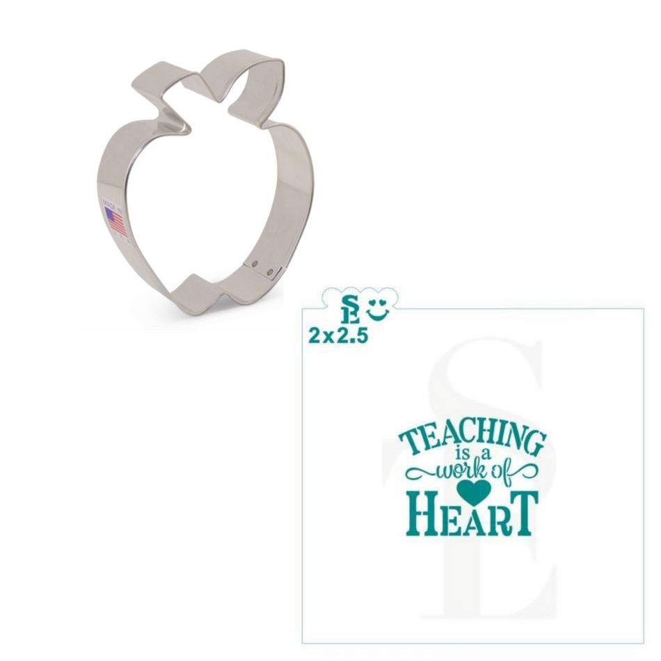 Apple Cutter and Teaching is a Work of Heart BUNDLE