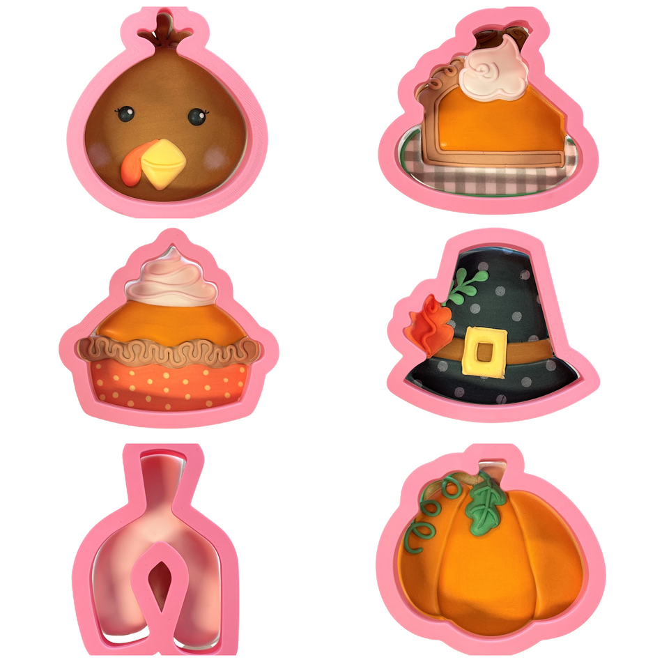 Thanksgiving Classic Cookie Cutter BUNDLE (Regular Size)