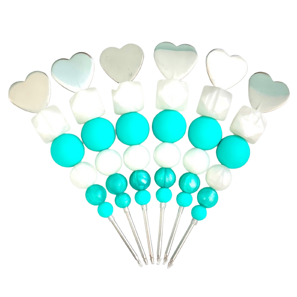 Classic Chic TURQUOISE SWIRL Cookie Scribe