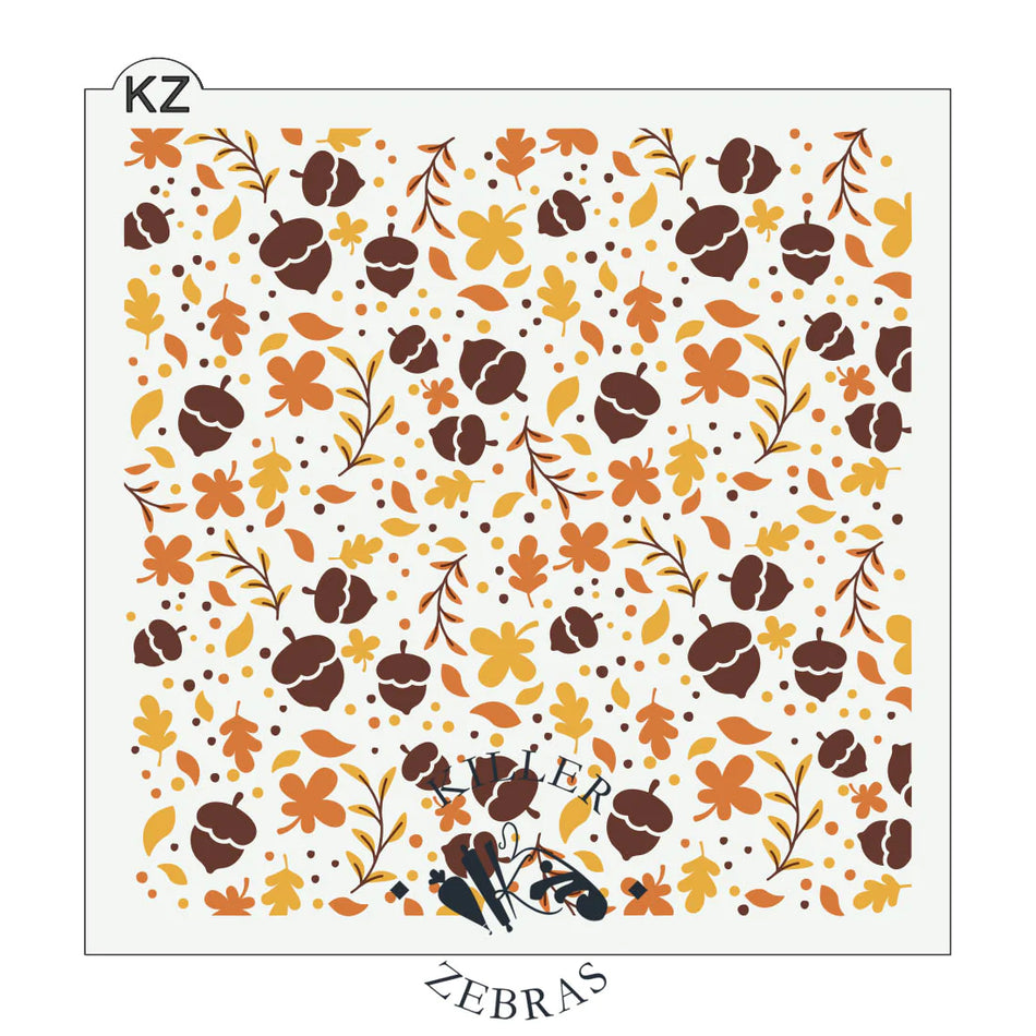 Up & Autumn 3pc KZ Stencil Set