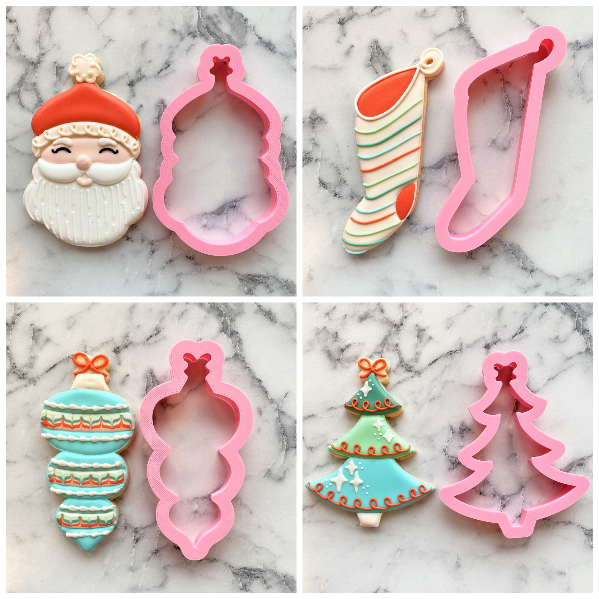 Vintage Christmas Cookie Cutter Set