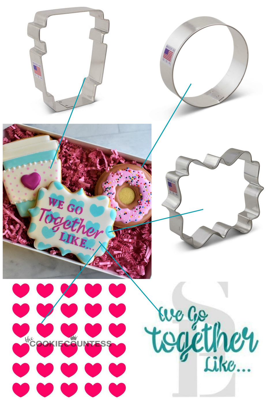 Latte Cup Cookie Cutter by The Flour Box