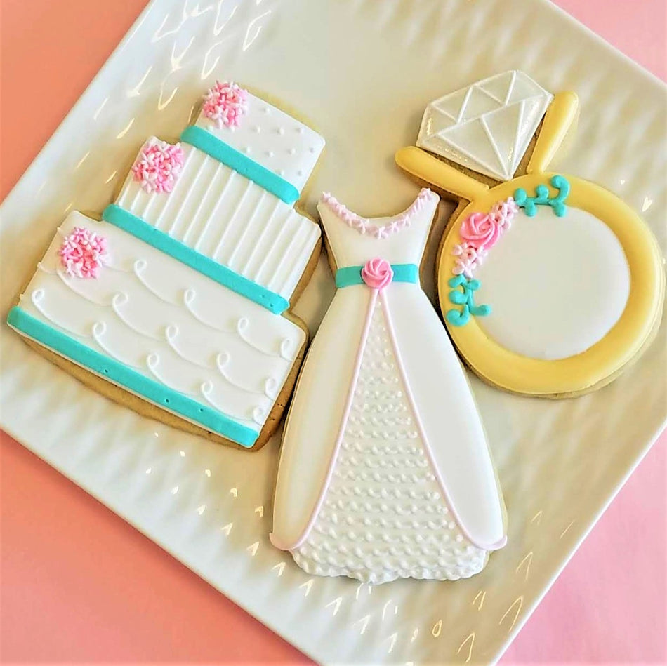 Here Comes the Bride Cookie Cutter Set