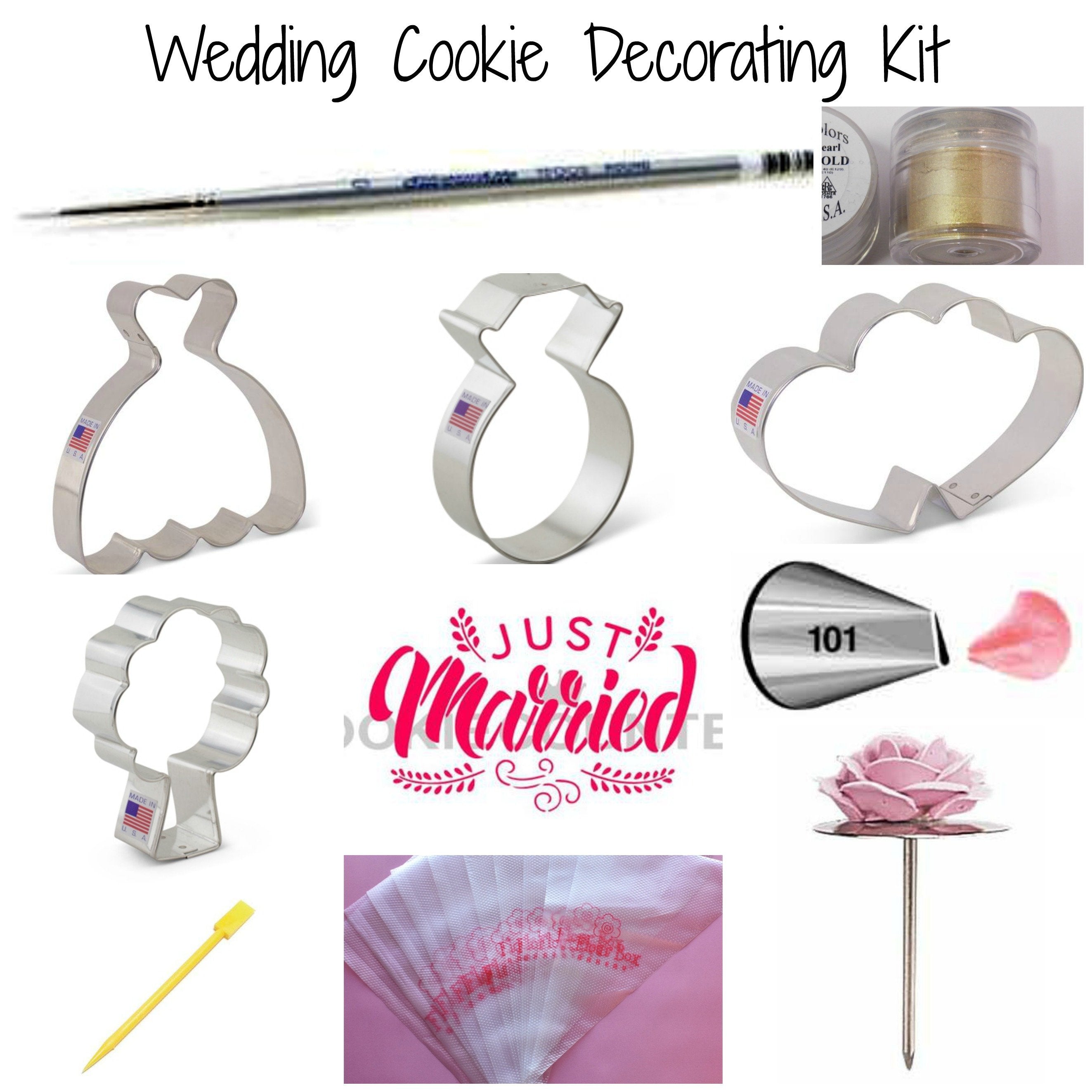 LILIAO Wedding Dress Cookie Cutter | Stainless Steel Fondant & Dough Cutter For Wedding/Engagement Parties