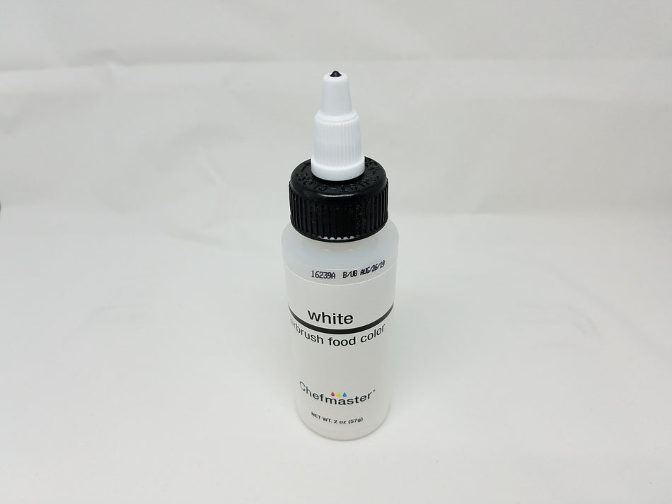 White 2oz Chefmaster AIRBRUSH Color