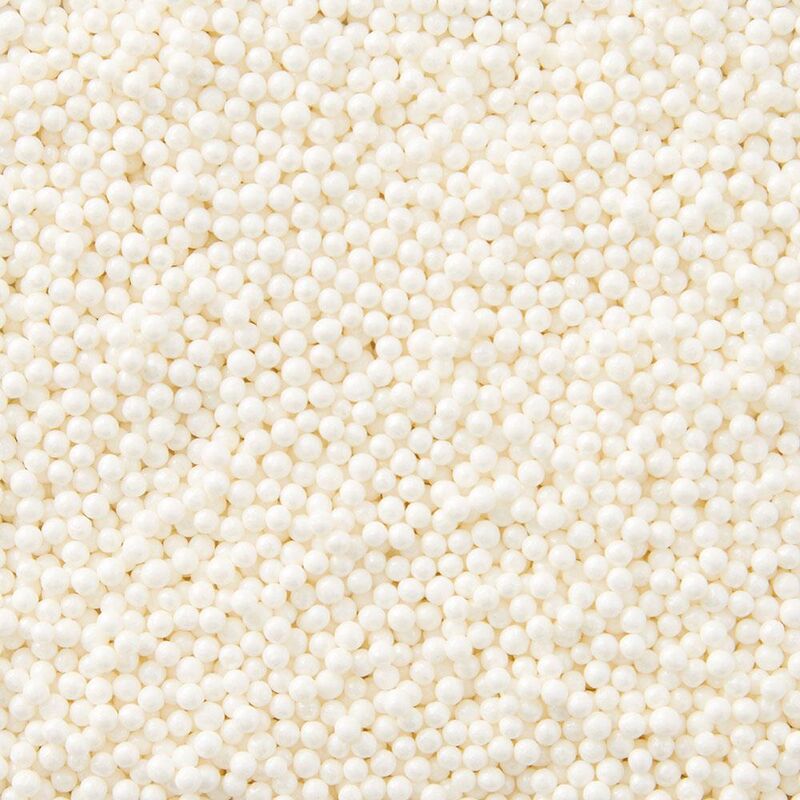 White Nonpareils SMALL Sprinkle Pouch