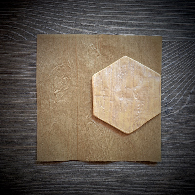 Wood Grain 3D Embossed/textured Parchment Squares 4x4 Inch 