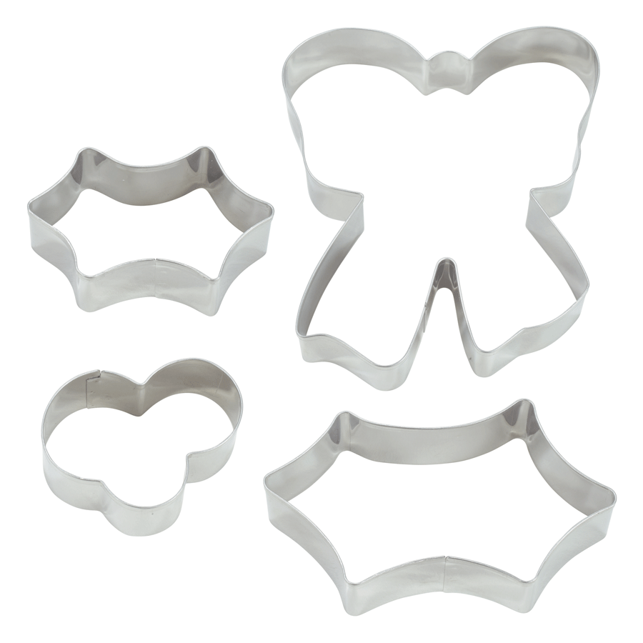 Wreath Centerpiece 4pc Cookie Set