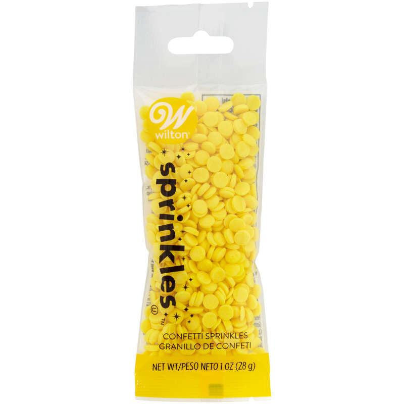 Yellow Confetti SMALL Sprinkle Pouch