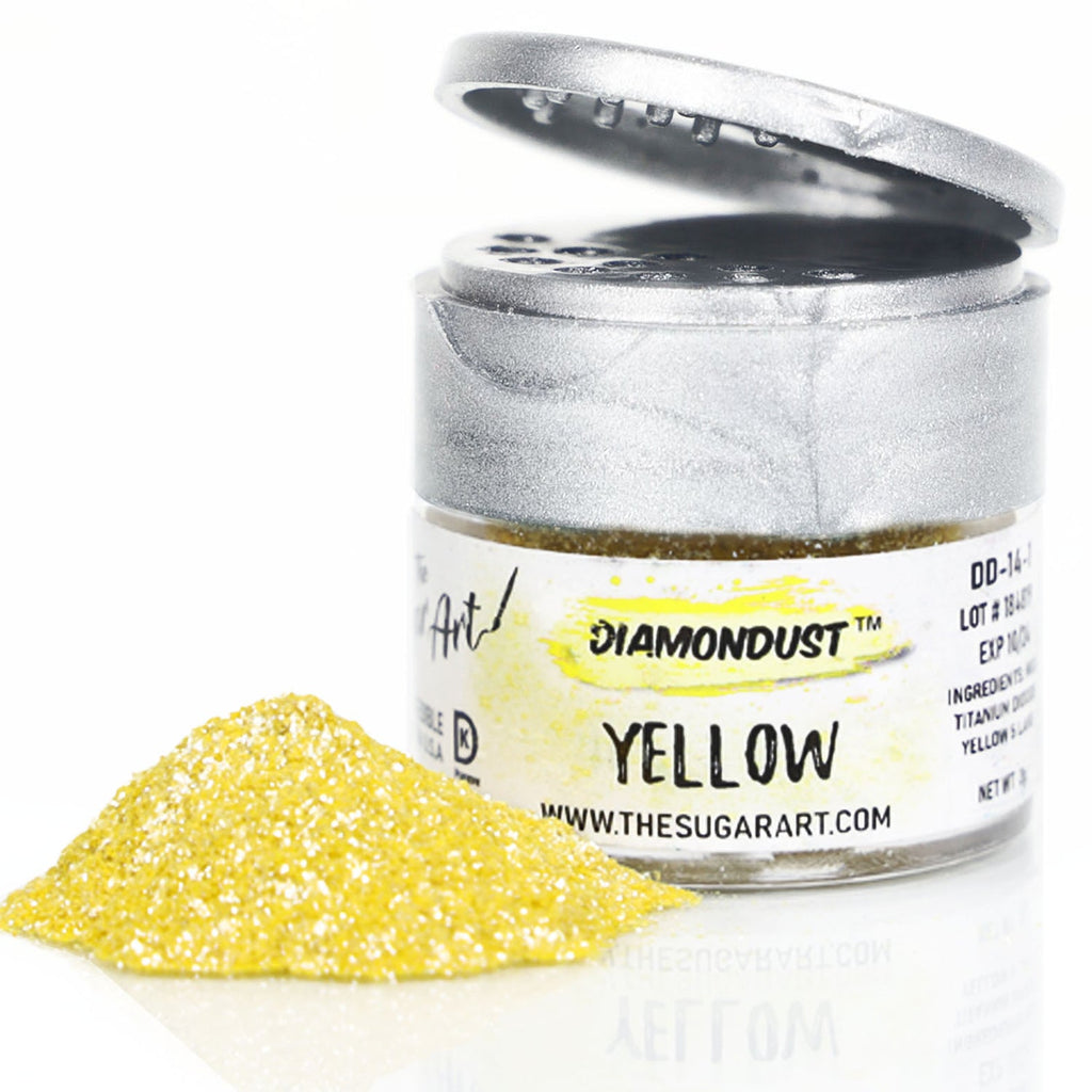 Yellow The Sugar Art Diamondust