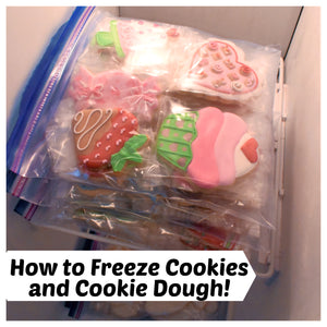 How to Freeze Cookies and Dough AND ICING