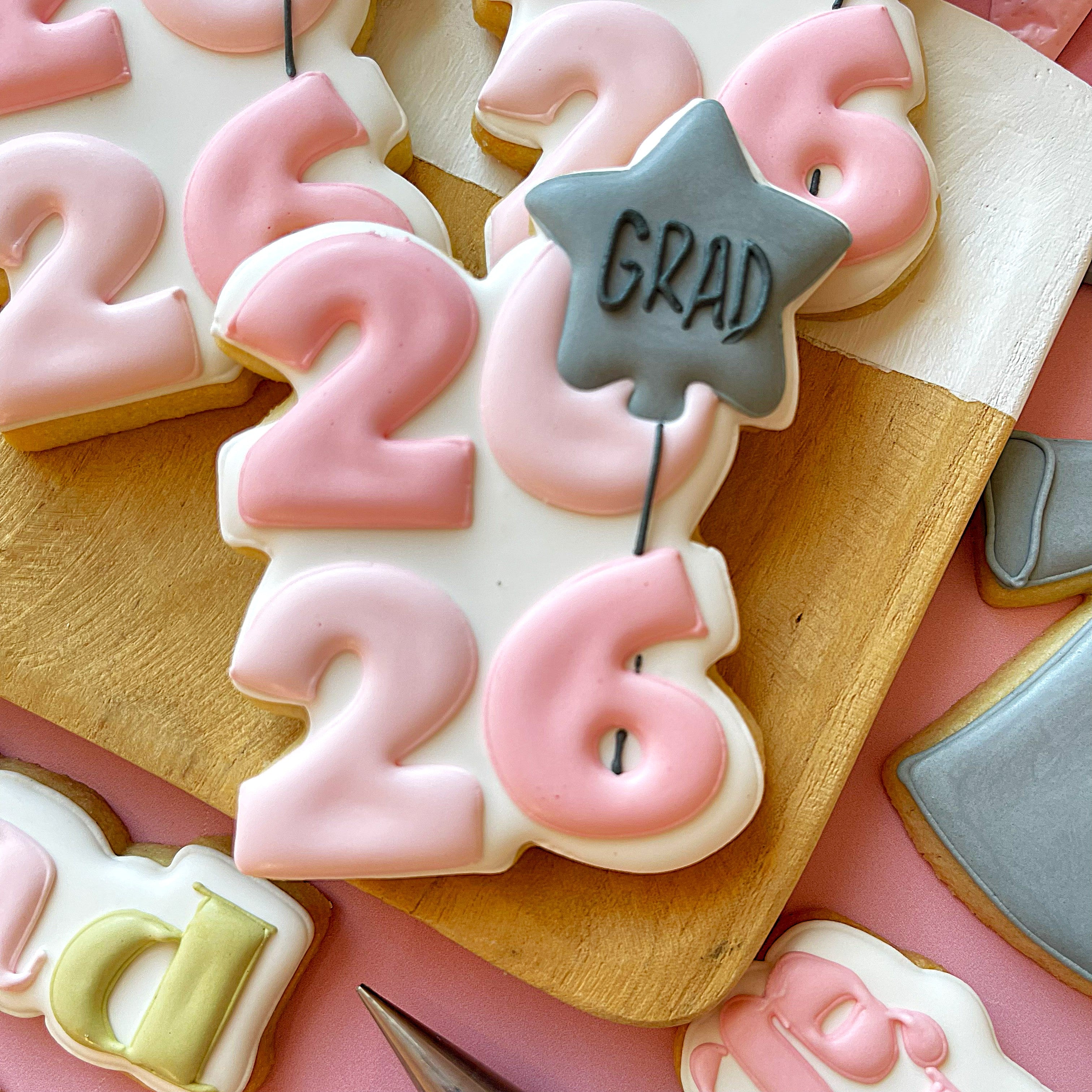 2026 with Balloon Cookie Cutter