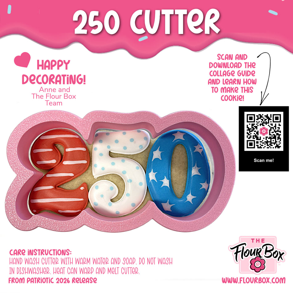 250 Cookie Cutter (FREE CUTTER)