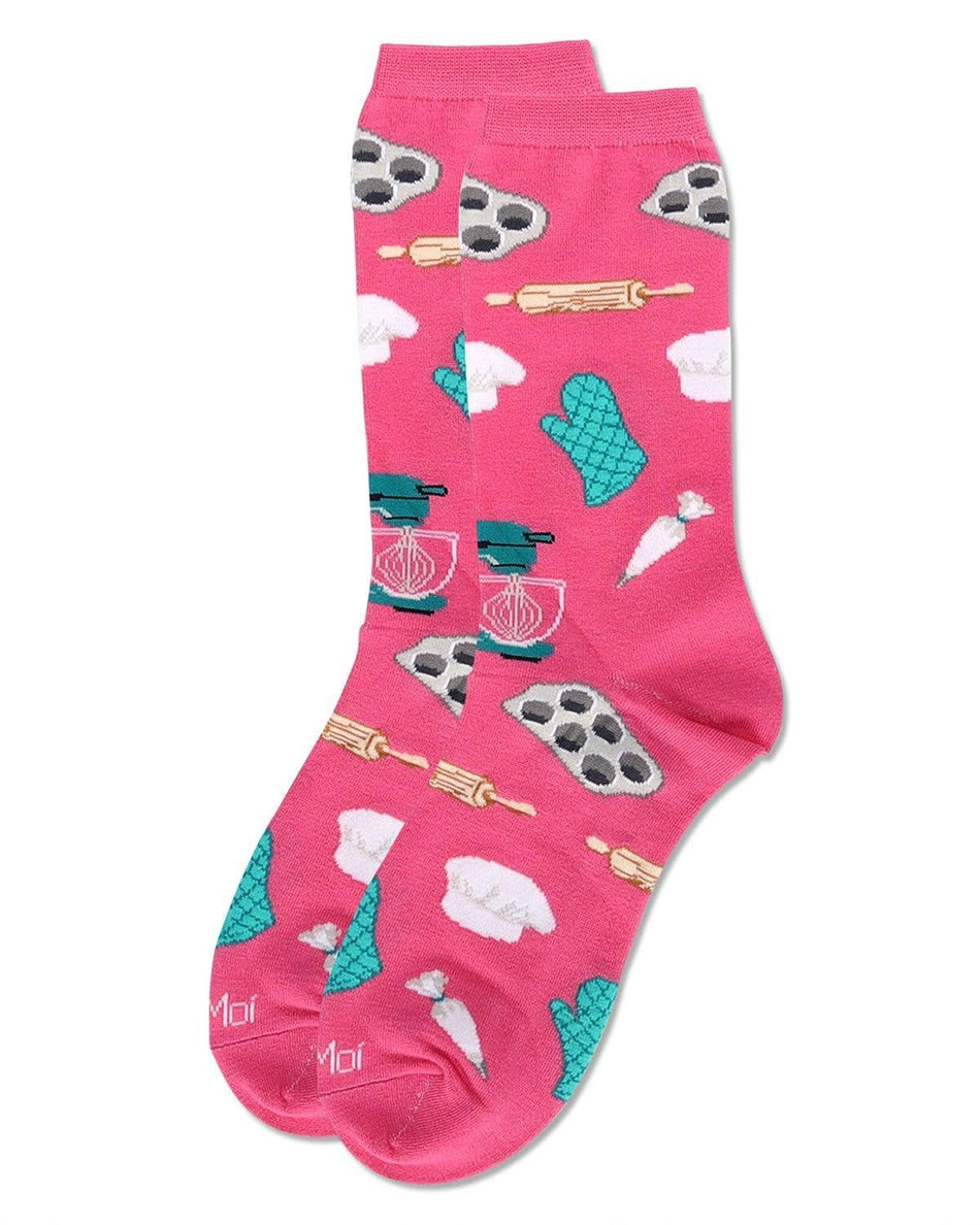 Women's Baking Crew Socks - Image 2 of 4