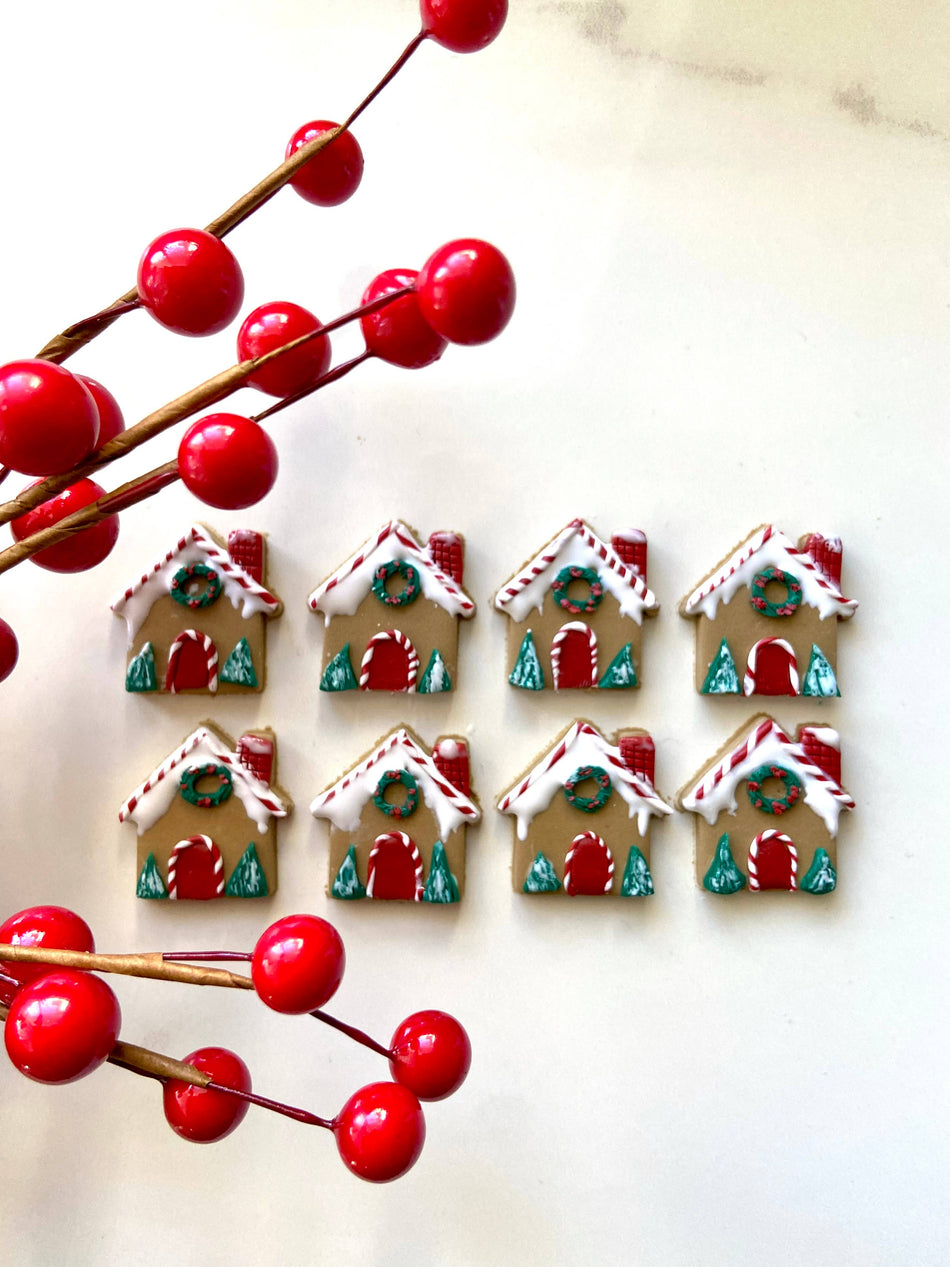 Gingerbread House Earrings