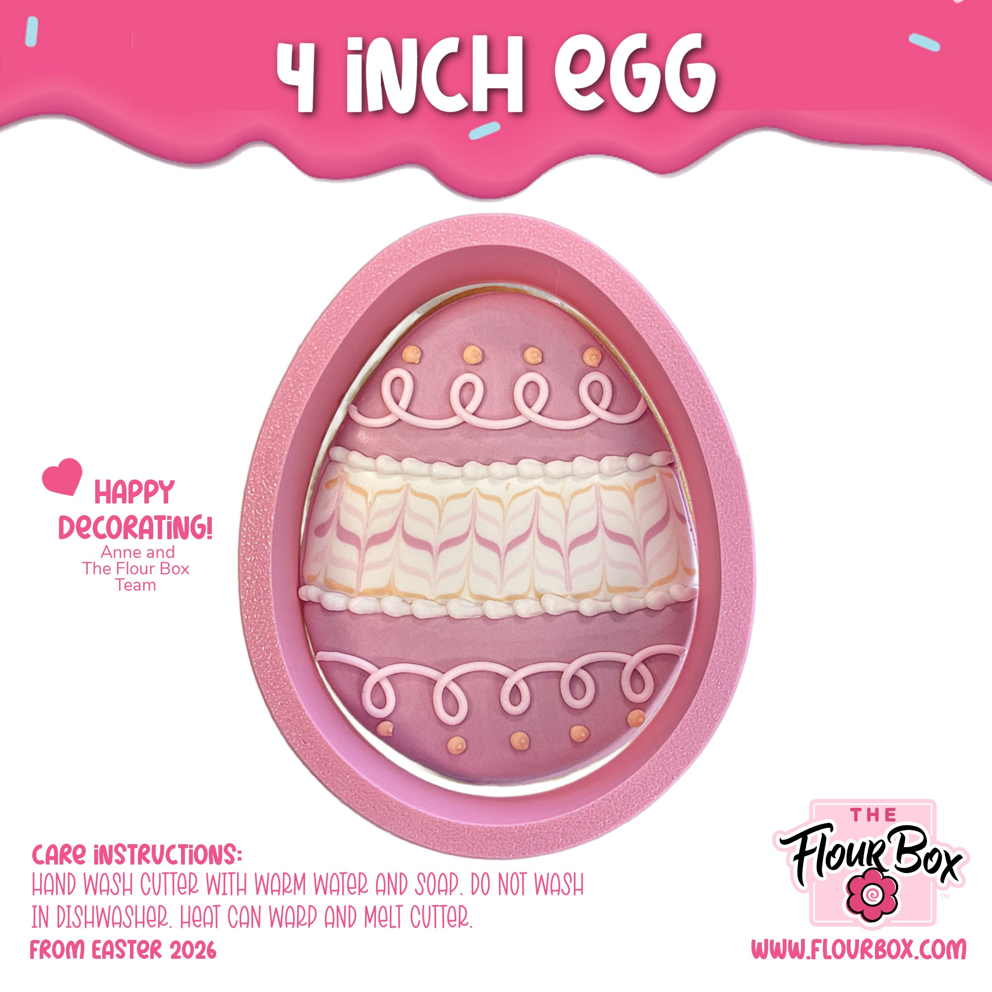 4" Egg Cookie Cutter