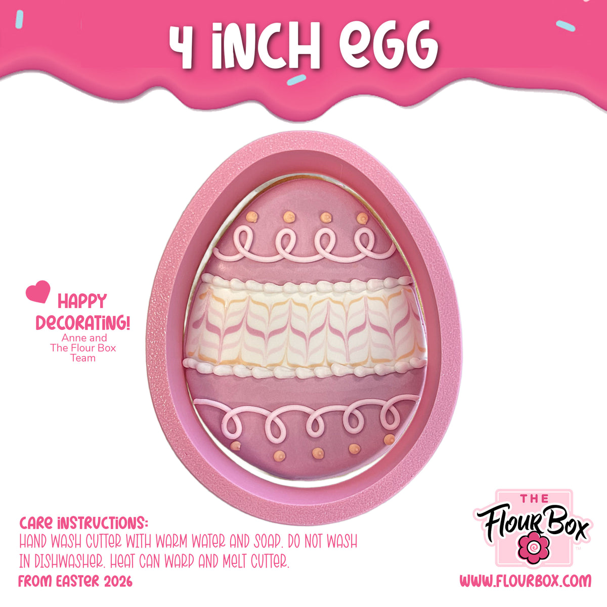 4" Egg Cookie Cutter