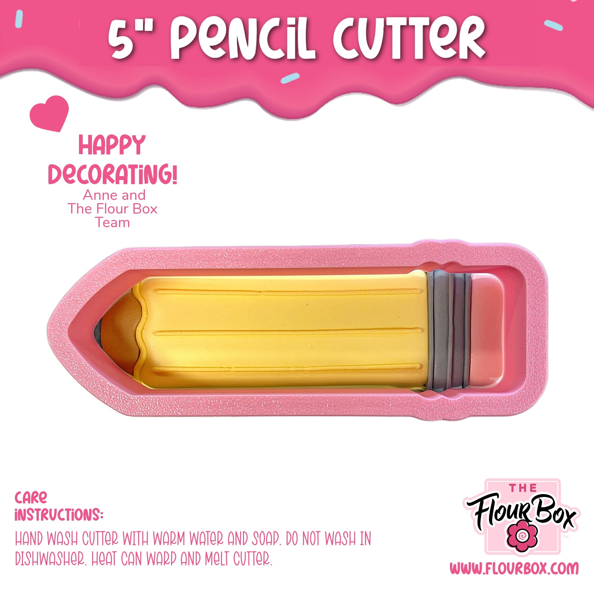 5" Pencil Cookie Cutter