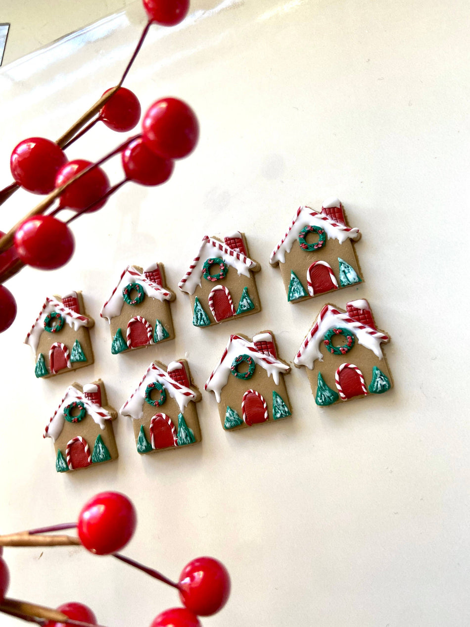 Gingerbread House Earrings