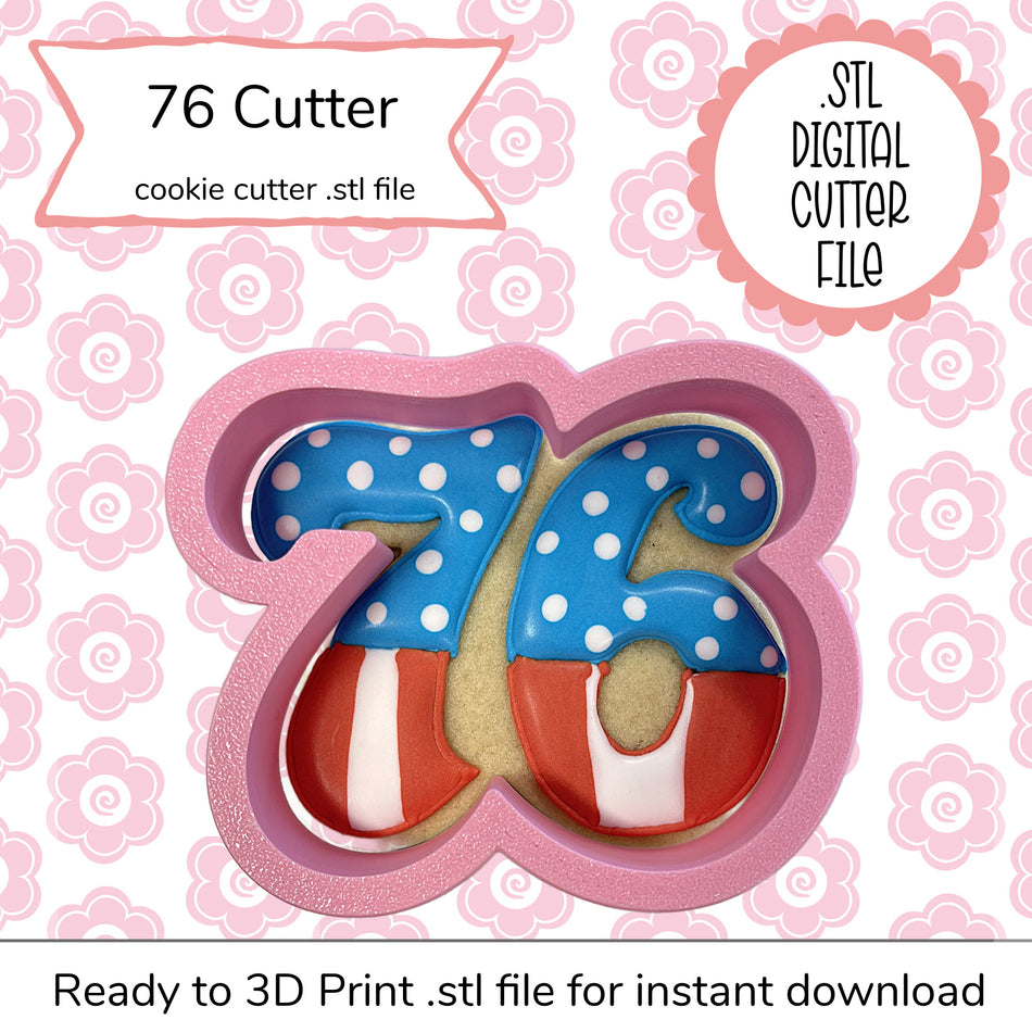 76 Cutter STL File (digital file)